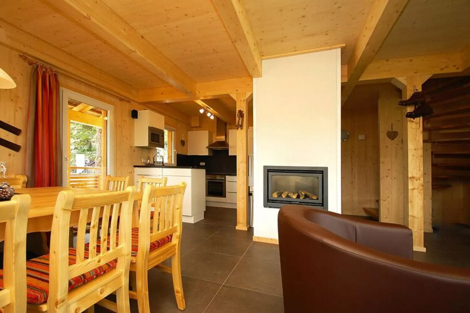Holiday resort Alpenpark Turracher Höhe, Turracher Höhe-Haus A-Woonkamer