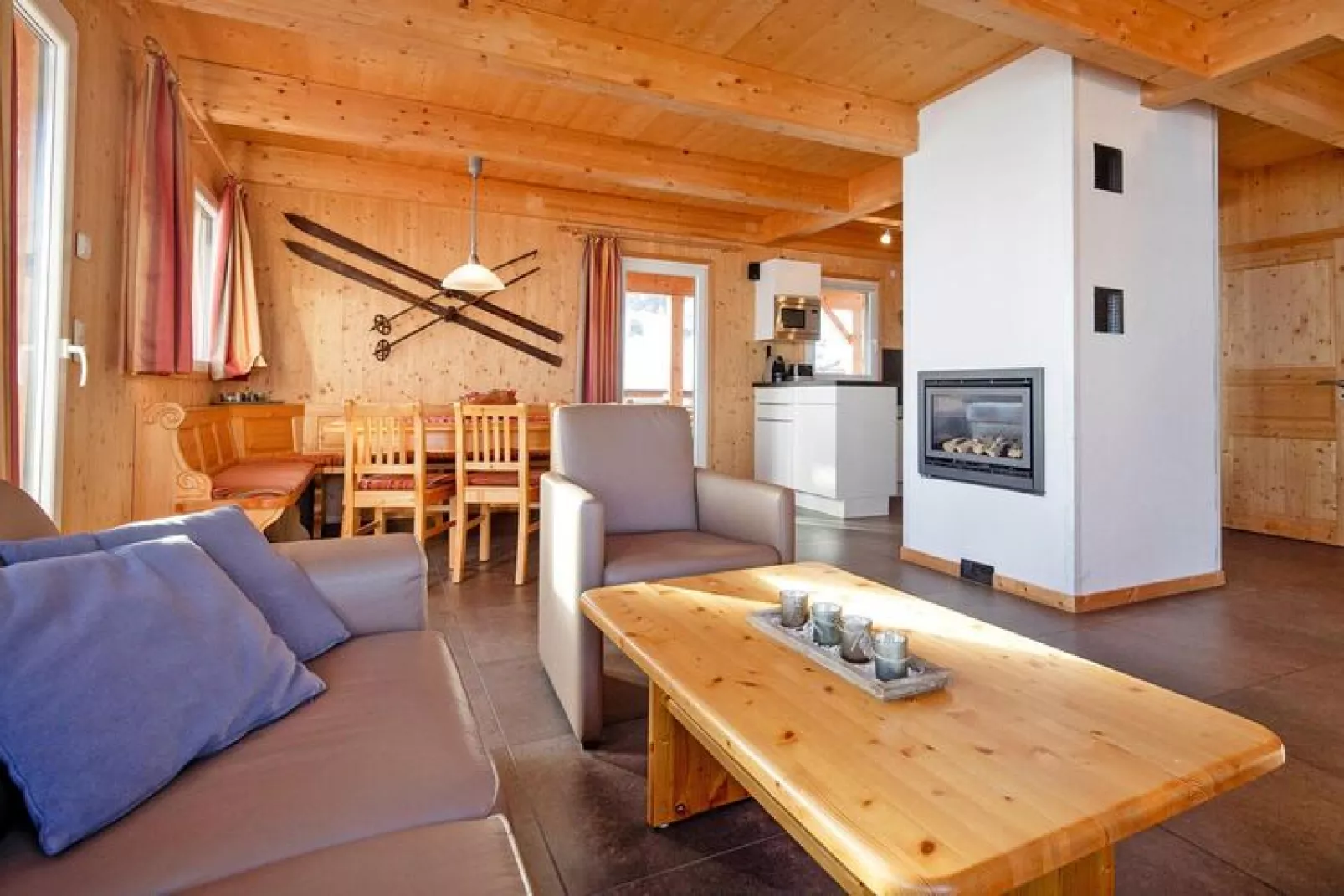 Holiday resort Alpenpark Turracher Höhe, Turracher Höhe-Haus A-Woonkamer