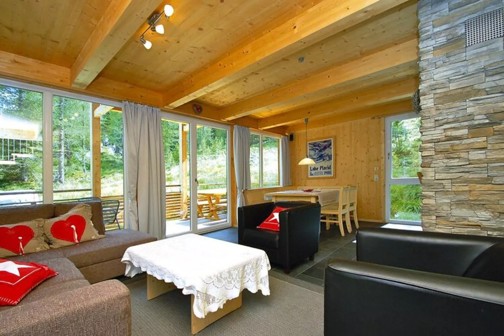 Holiday resort Alpenpark Turracher Höhe, Turracher Höhe-Haus B-Woonkamer