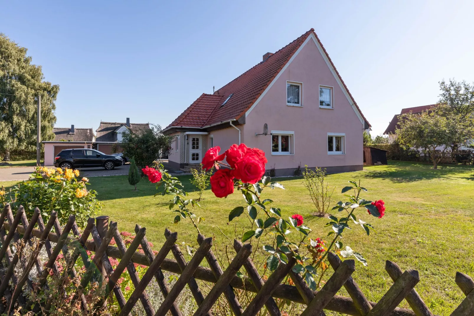 Teßmannsdorf am Salzhaff-Buitenkant zomer