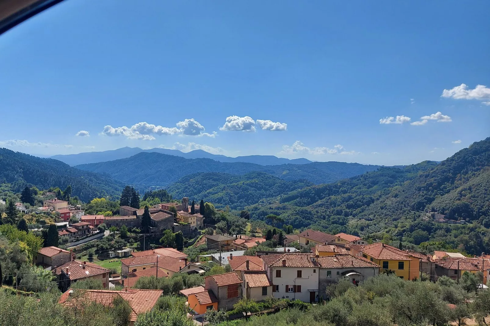 Casa Foce-Gebieden zomer 1km