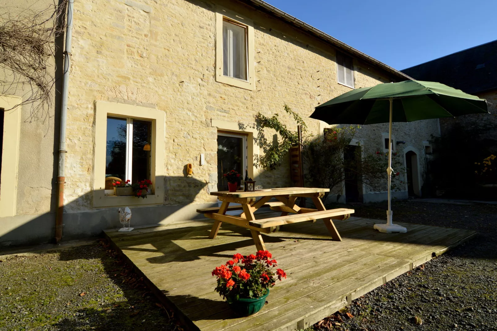 Ferme du Hoguet-Terrasbalkon