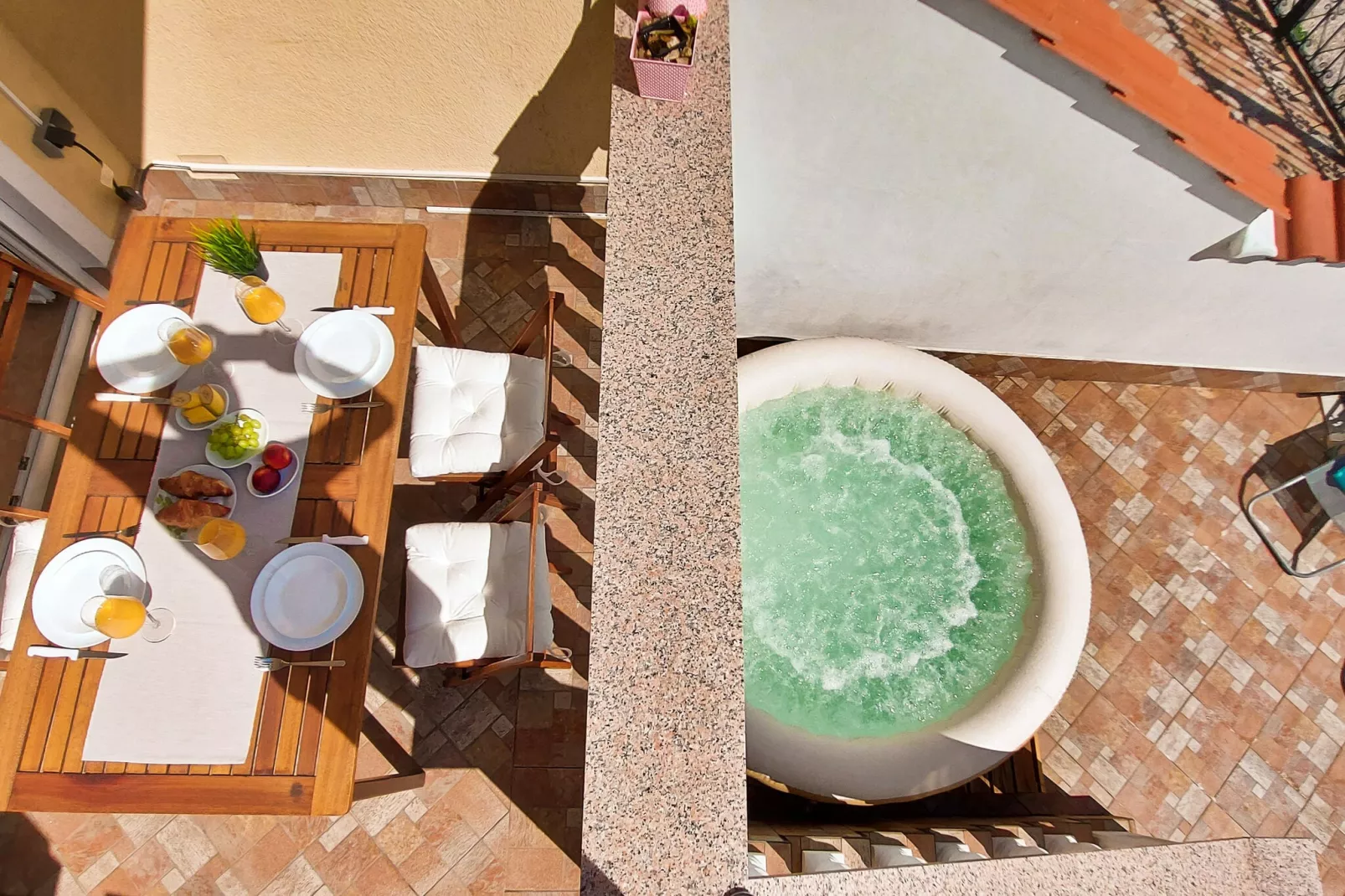 Blue Paradise Villa-Terrasbalkon