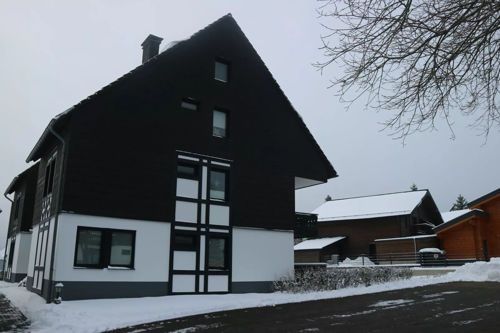 Huisje Winterberg "Olivia"-Exterieur winter