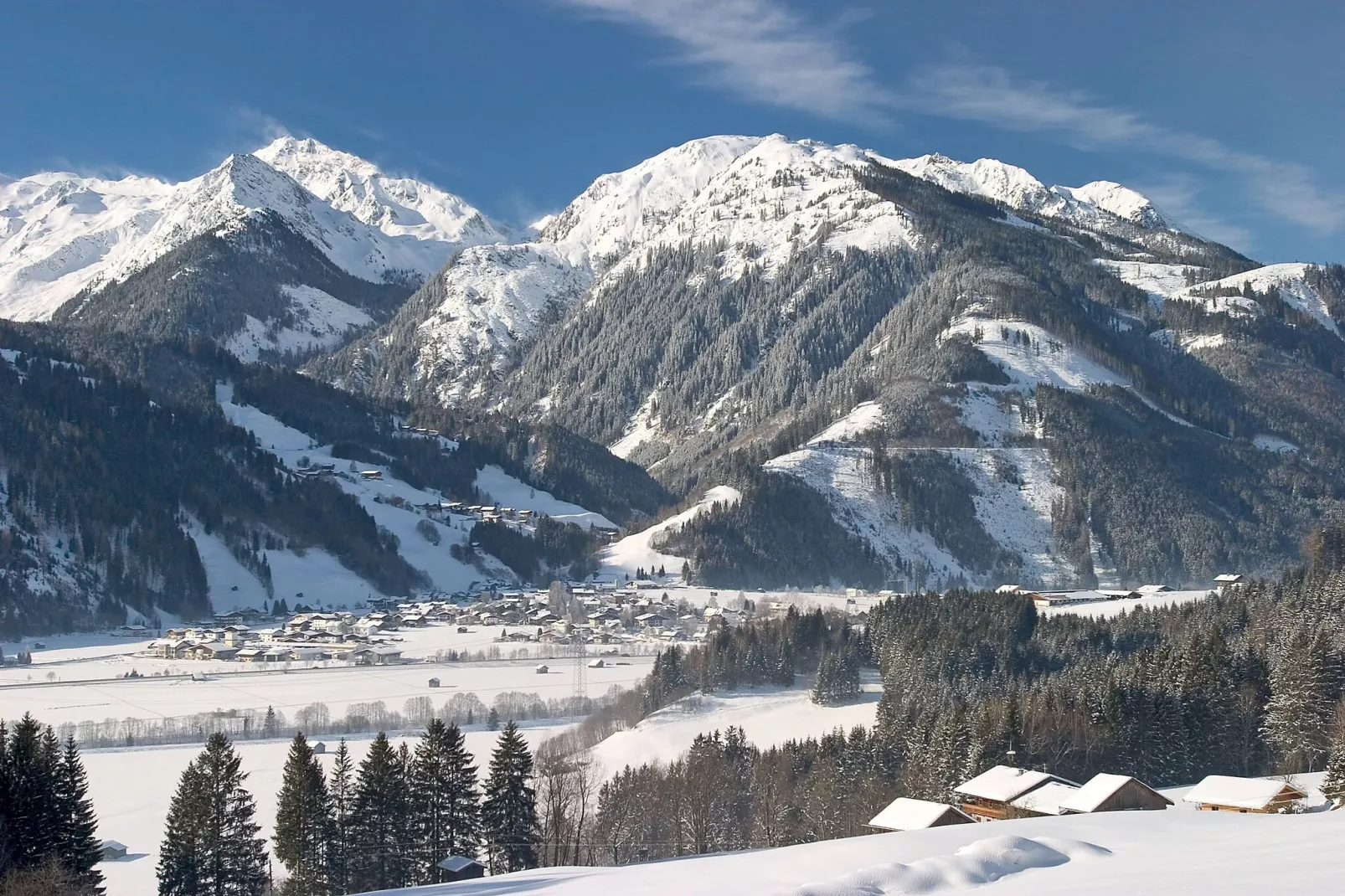 Chalet Freiblick-Gebied winter 5km