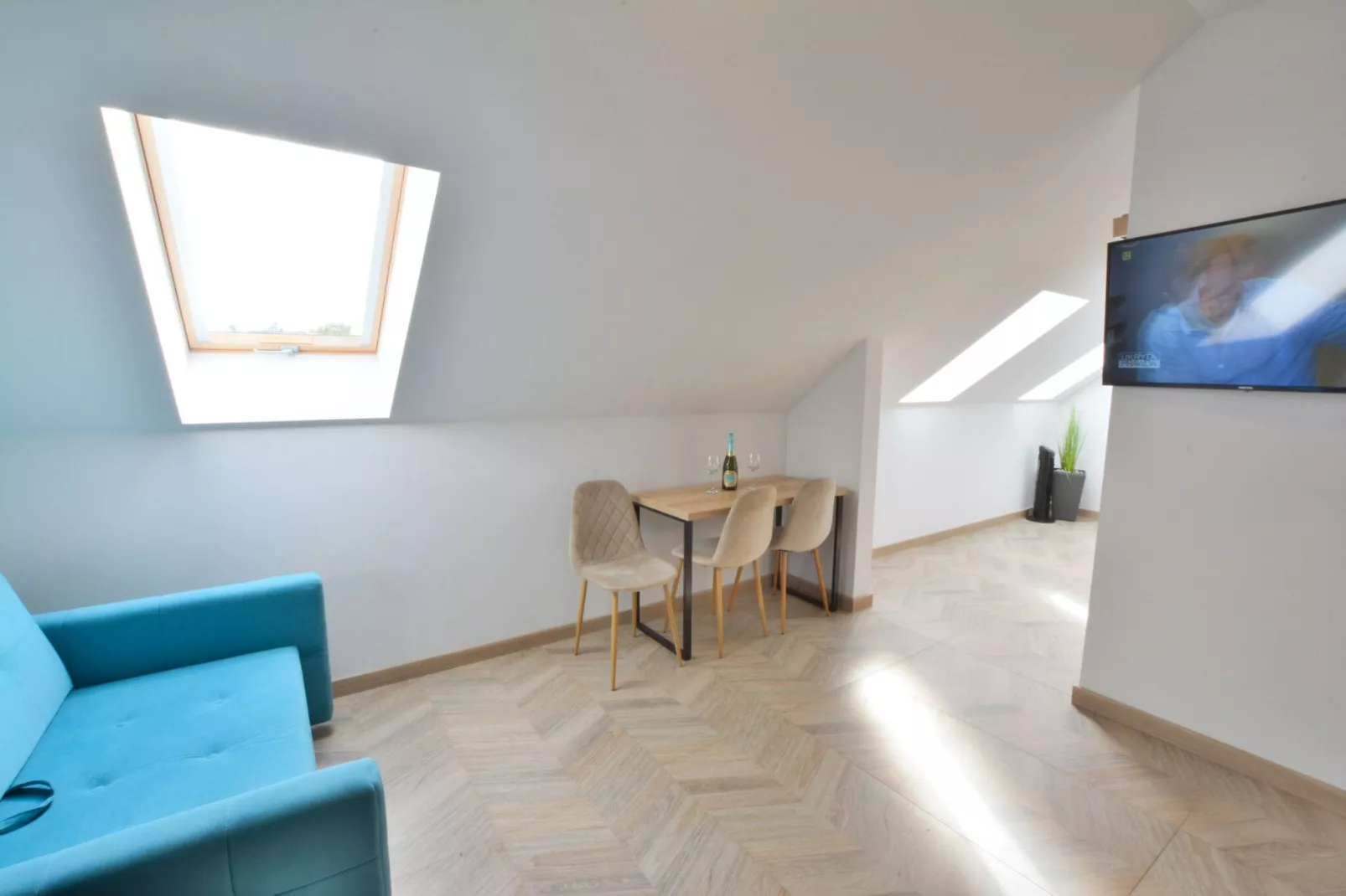 Apartament Nr 5 3-osobowy 25 m2 Ustronie Morskie-Woonkamer
