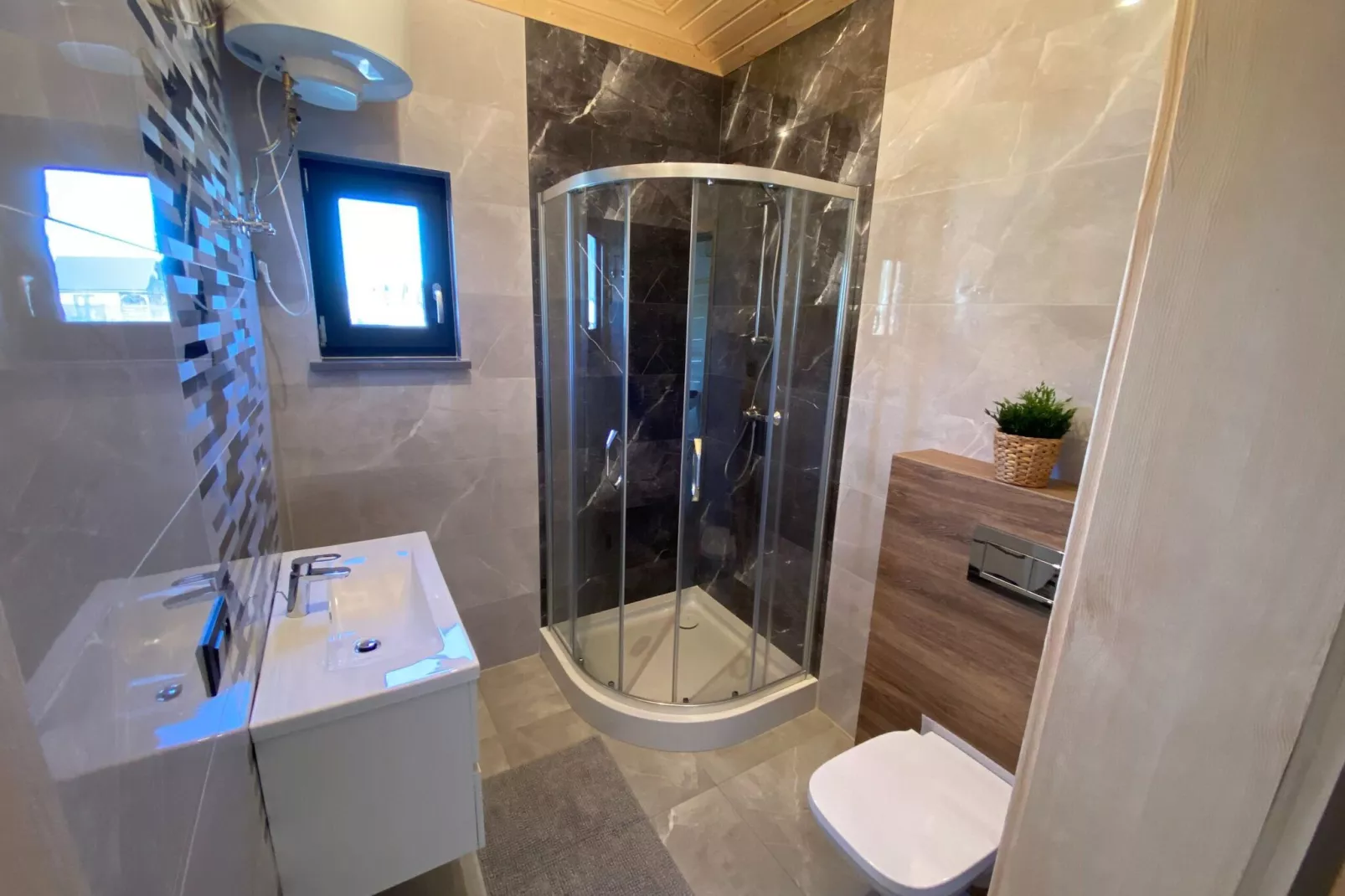 Domki letniskowe dla 5 osób Wicie-Badkamer