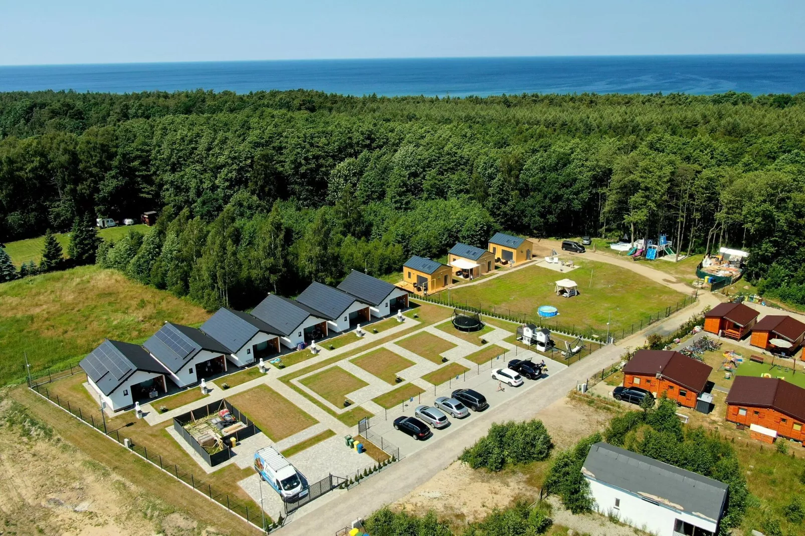 Domki letniskowe dla 5 osób Wicie-Buitenlucht