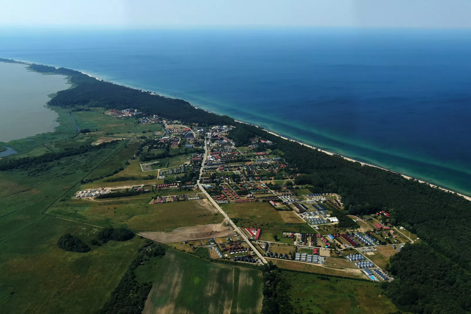 Domki letniskowe dla 5 osób Wicie-Gebieden zomer 1km