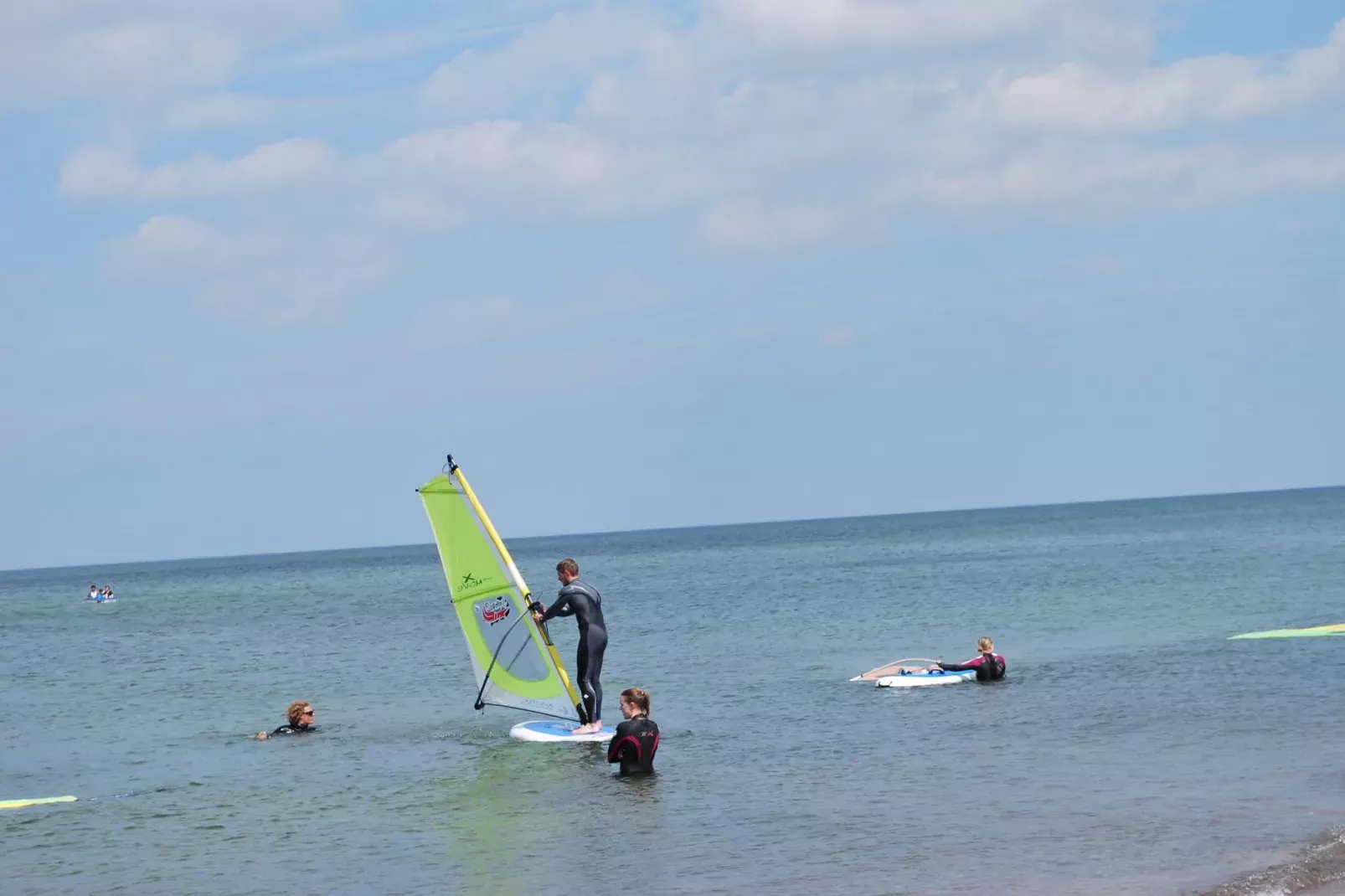 Am Ostsee Radweg-Gebieden zomer 1km