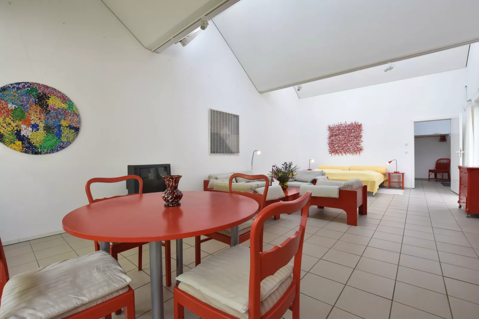Ostseeblick Kühlungsborn mit Terrasse und Garten-Woonkamer
