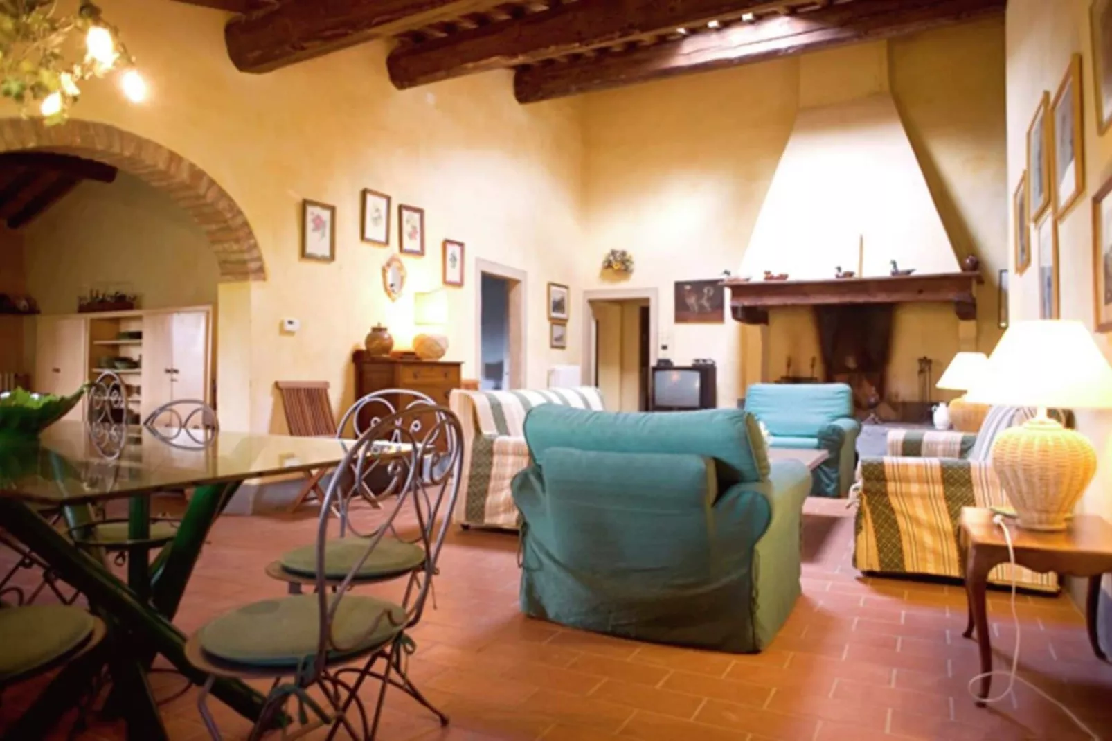 Villa Oliva-Woonkamer