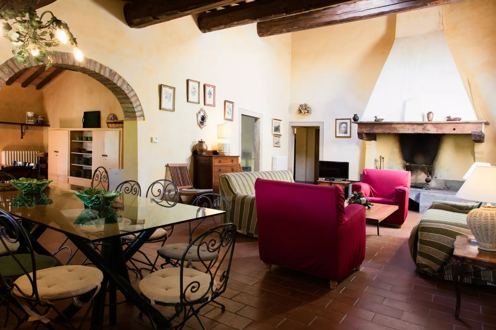 Villa Oliva-Woonkamer