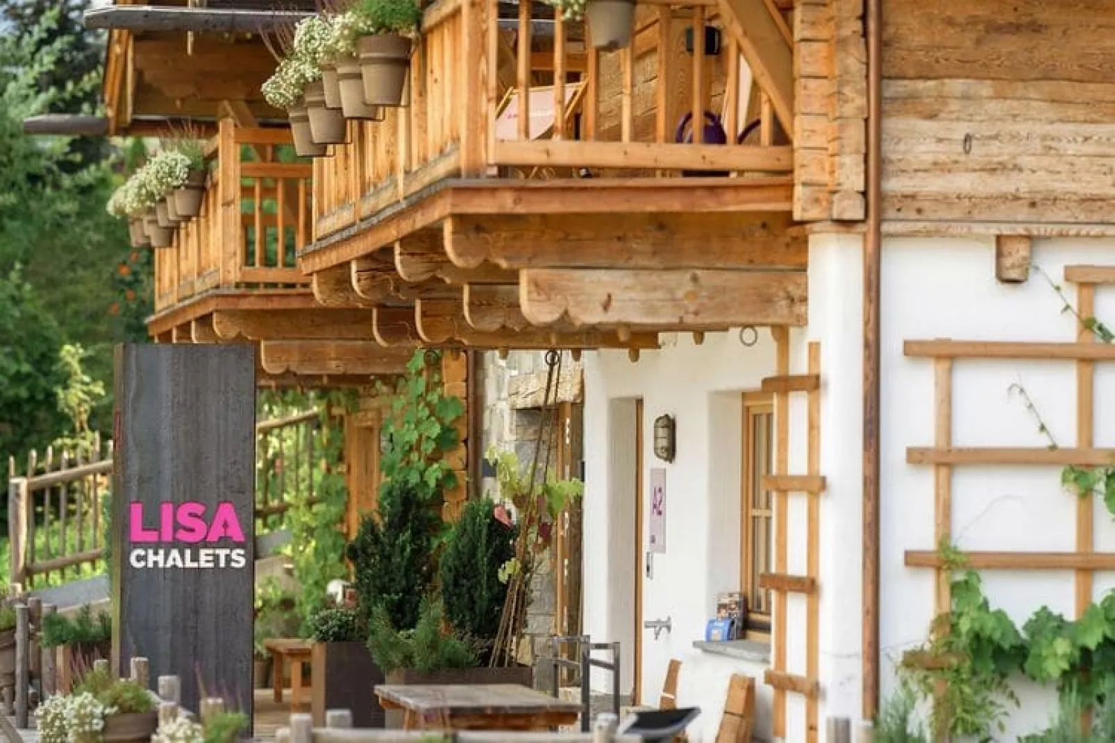 Lisa Chalets 6 Personen-Buitenkant zomer