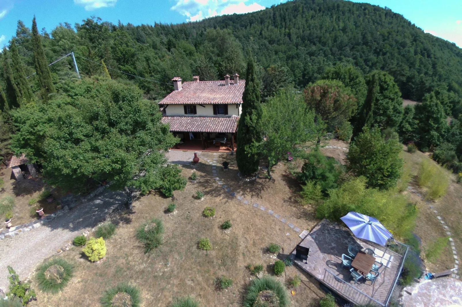Monte Amiata-Buitenkant zomer