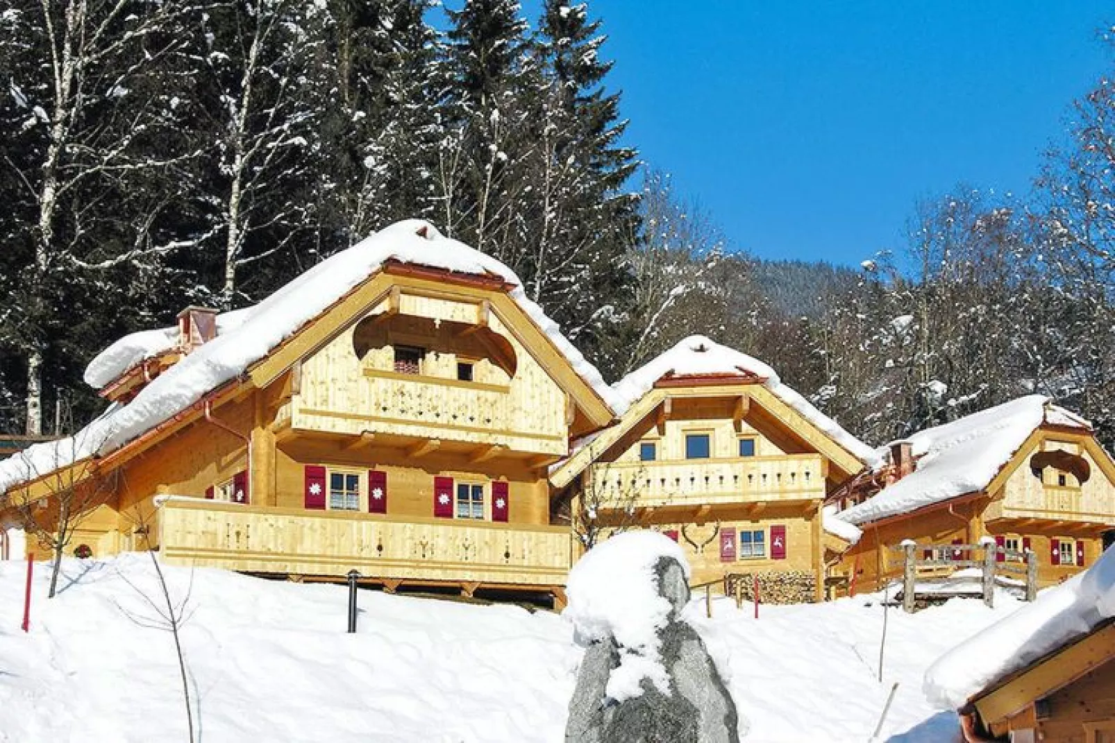 Naturdorf Oberkühnreit - Chalet Oberkühnreit-Exterieur winter
