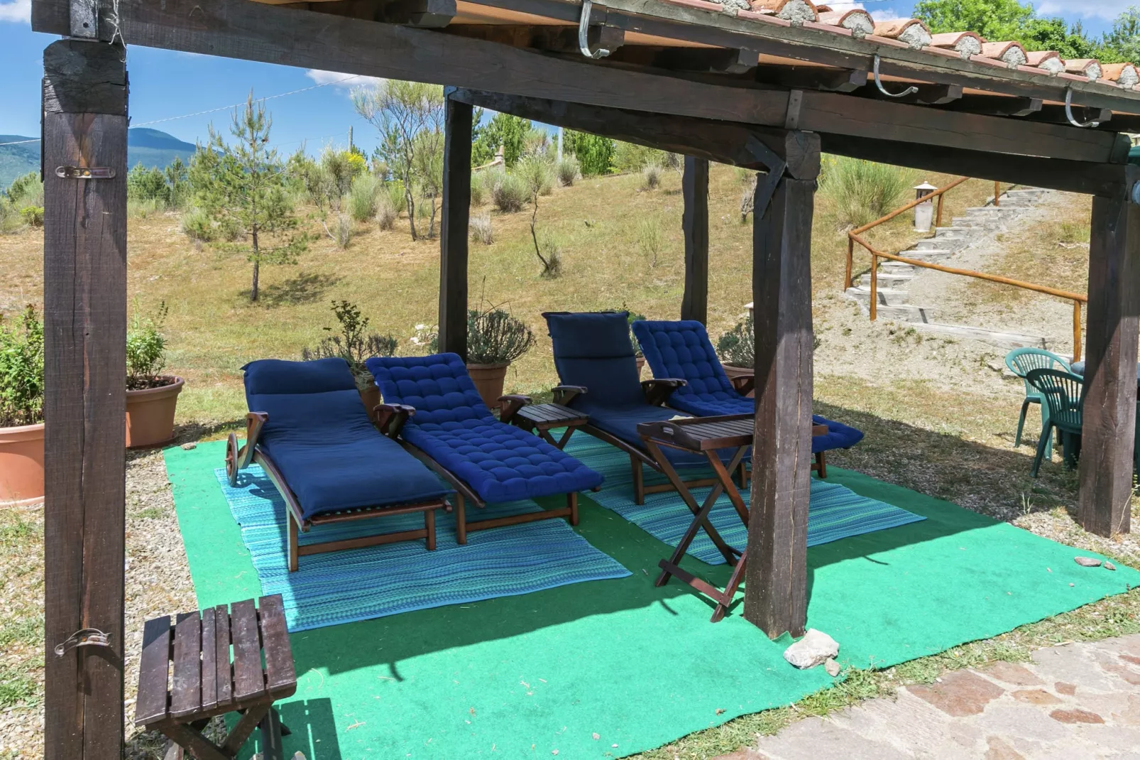Monte Amiata-Terrasbalkon