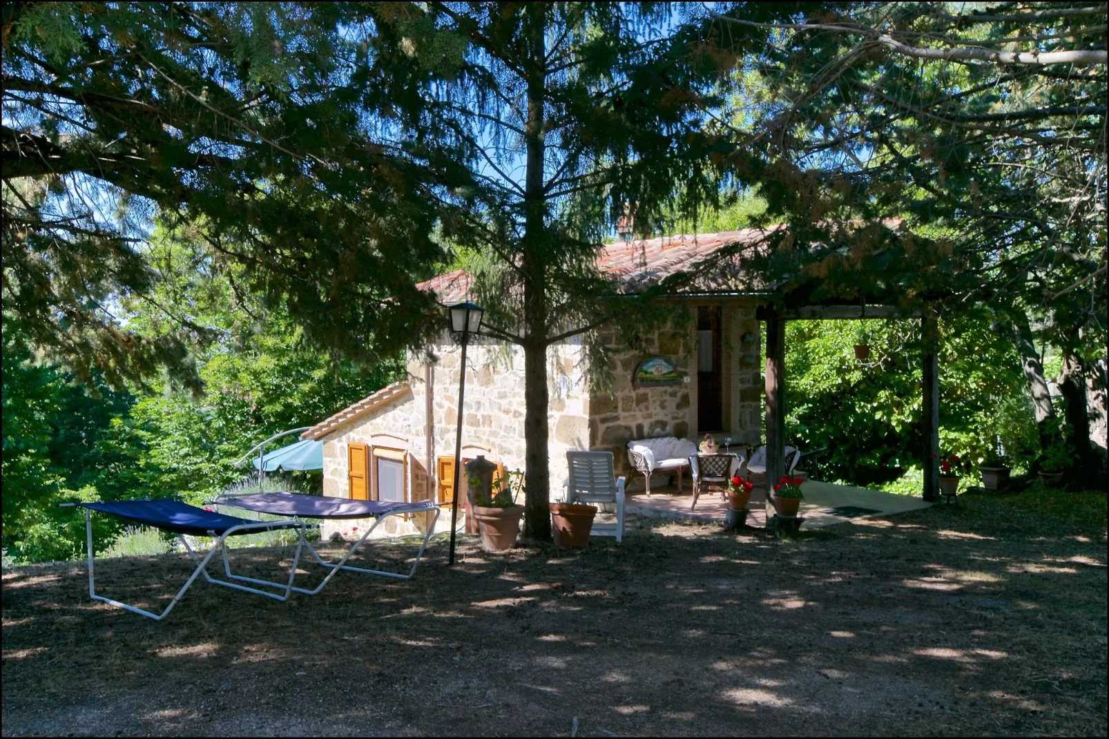 Baita del Por Azzolo-Terrasbalkon
