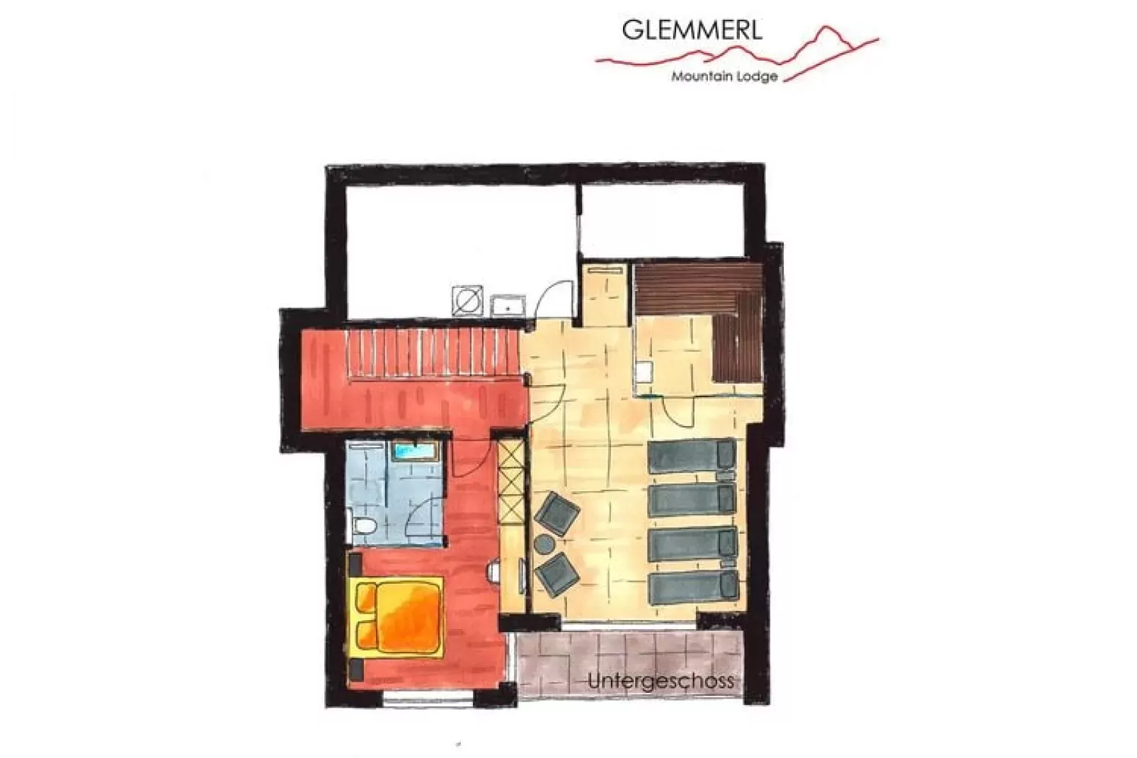 Chalet Glemmerl Mountain Lodge-Plattegrond