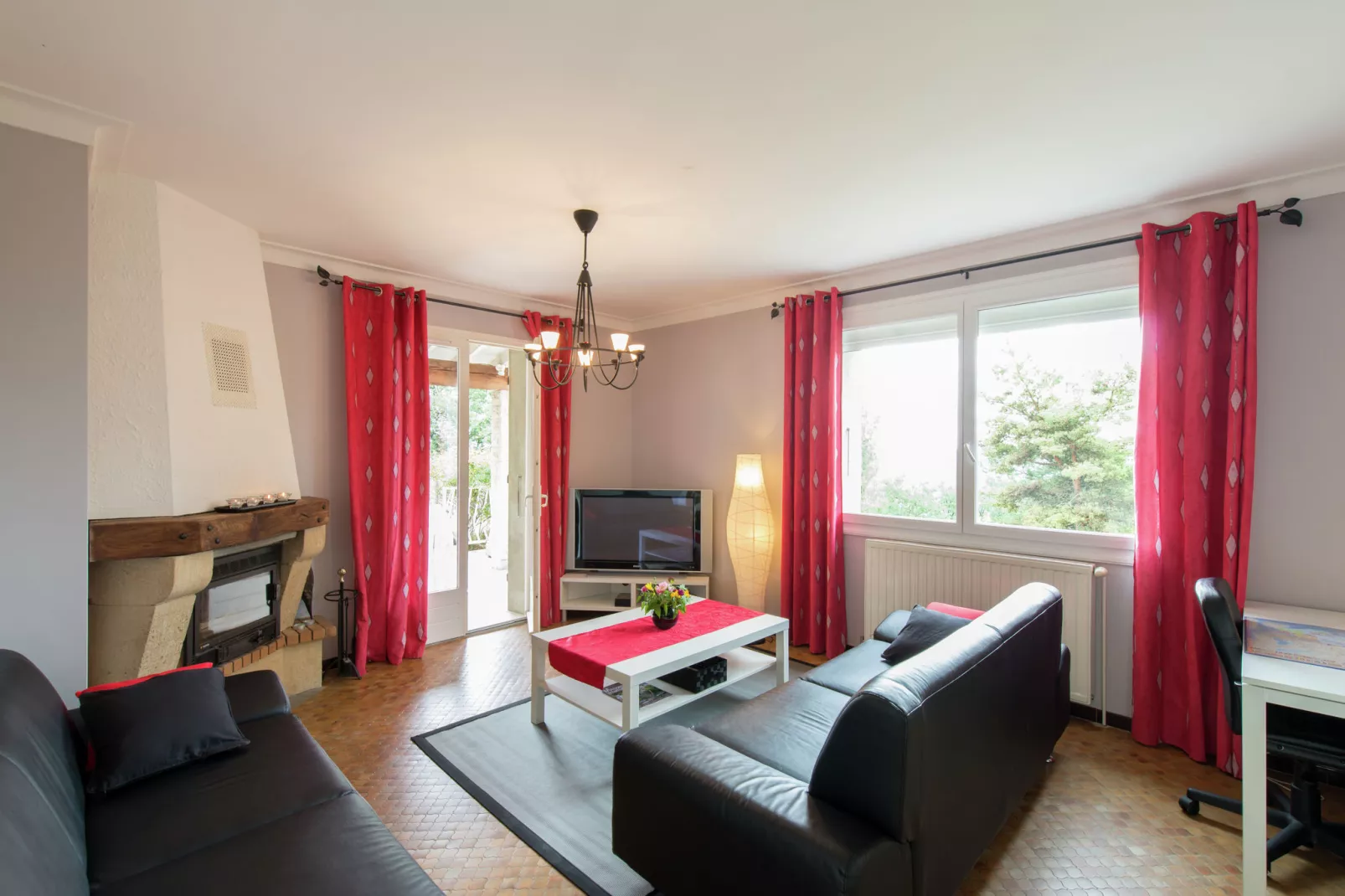 Maison de vacances - BATHERNAY-Woonkamer