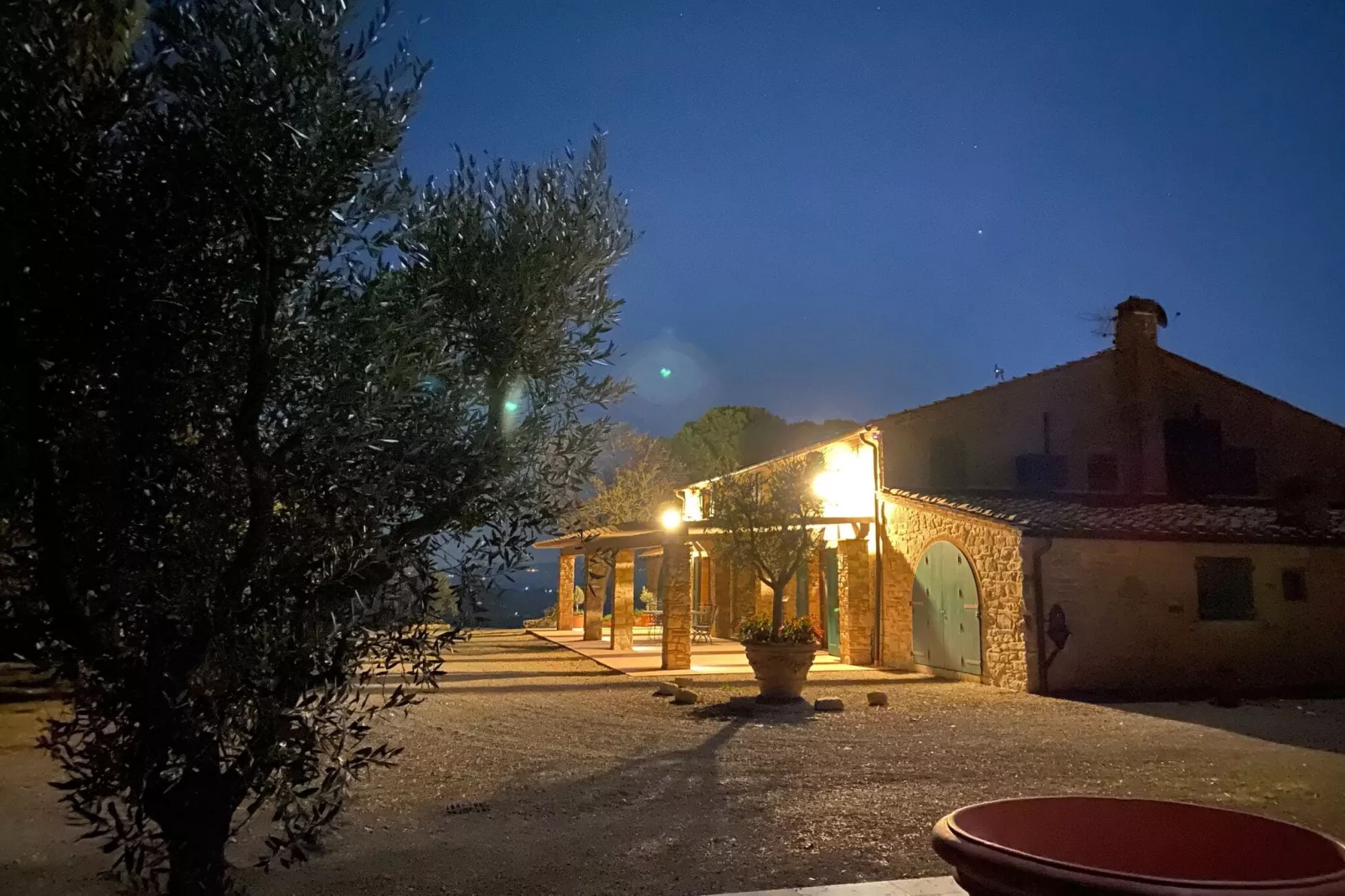Podere San Giovanni-Buitenkant zomer