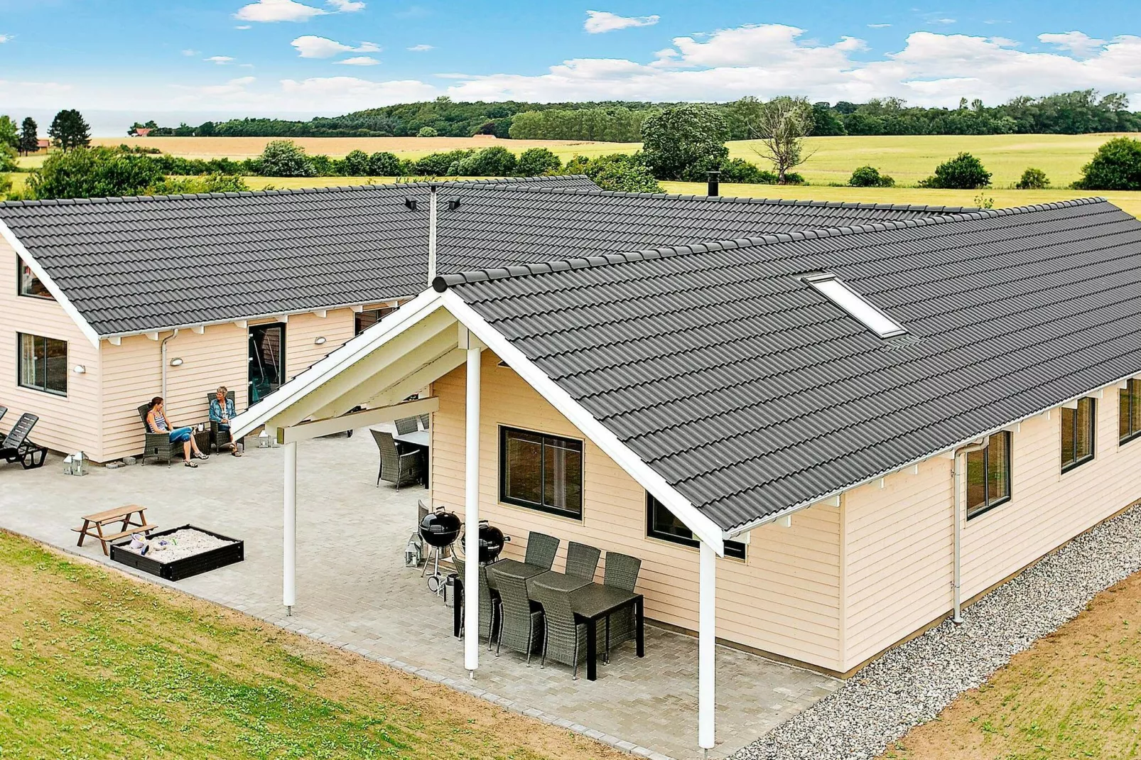 22 persoons vakantie huis in Bogense-Buitenlucht