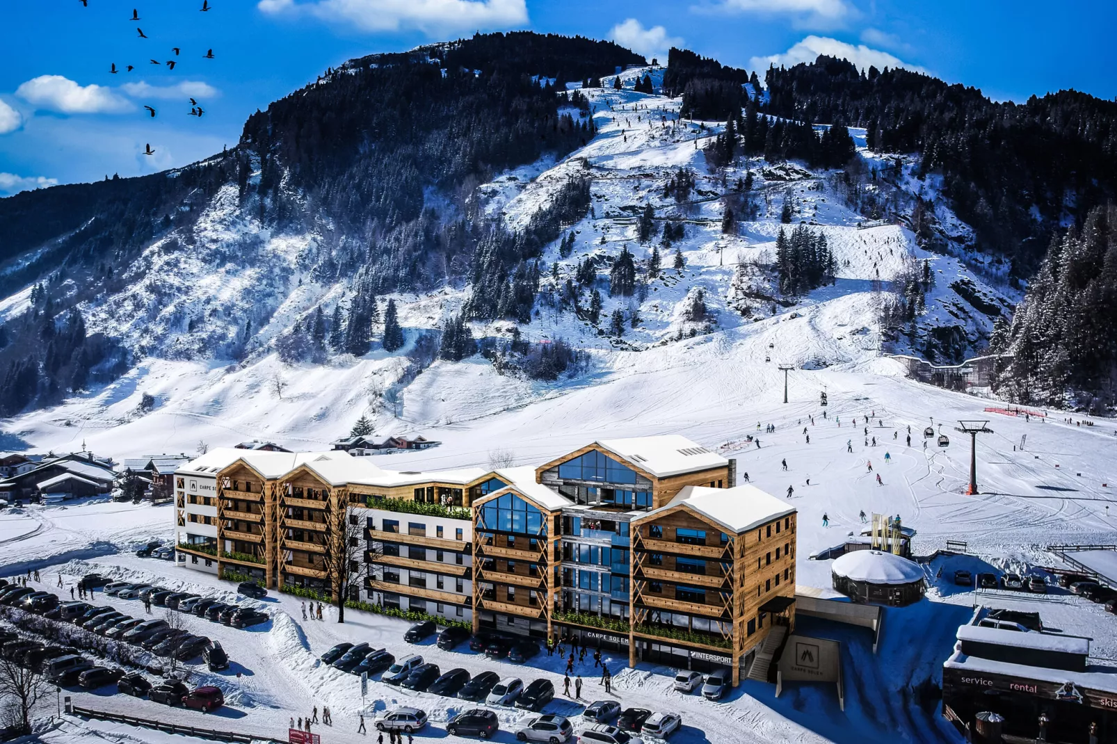 Luxe appartement met sauna, direct aan de skipiste