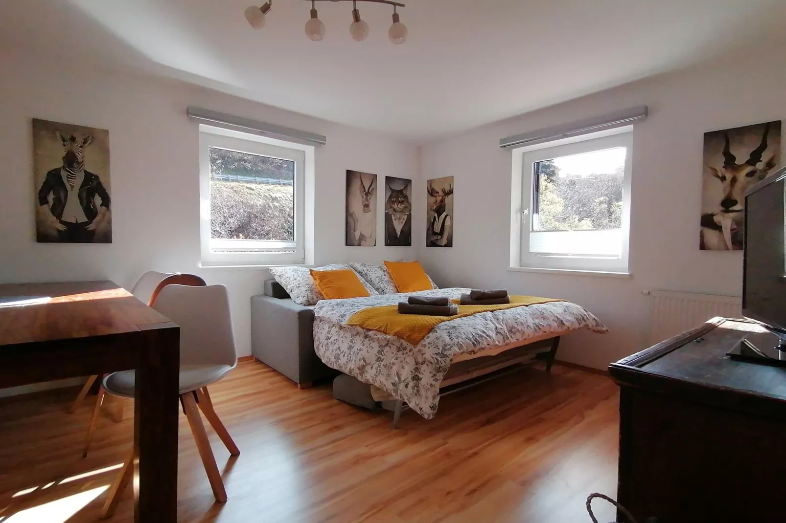 Mountain-View Appartement with Garden inkl Hochkönigcard-Slaapkamer