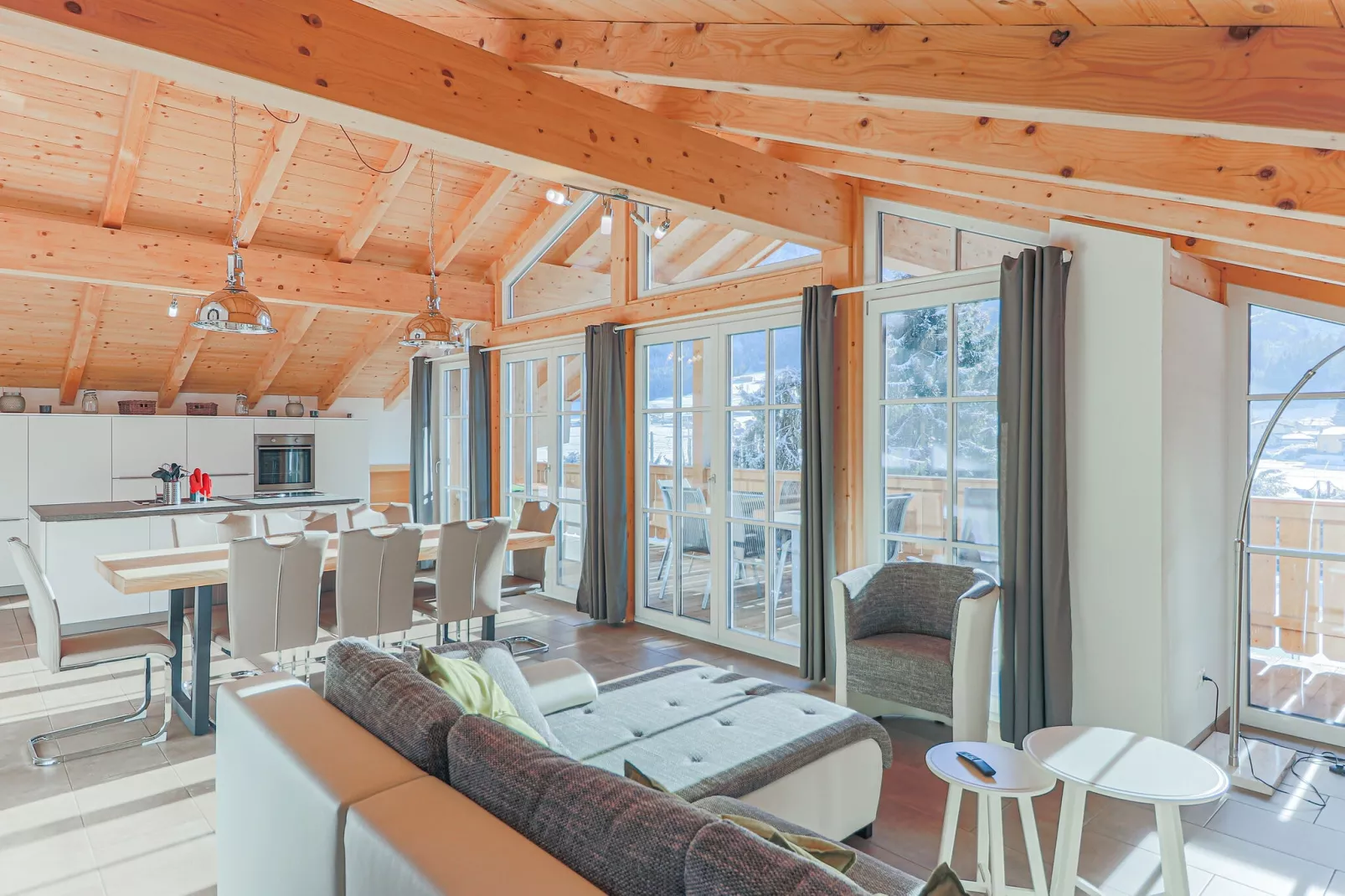 Residenz Edelalm - Penthouse 10-Woonkamer