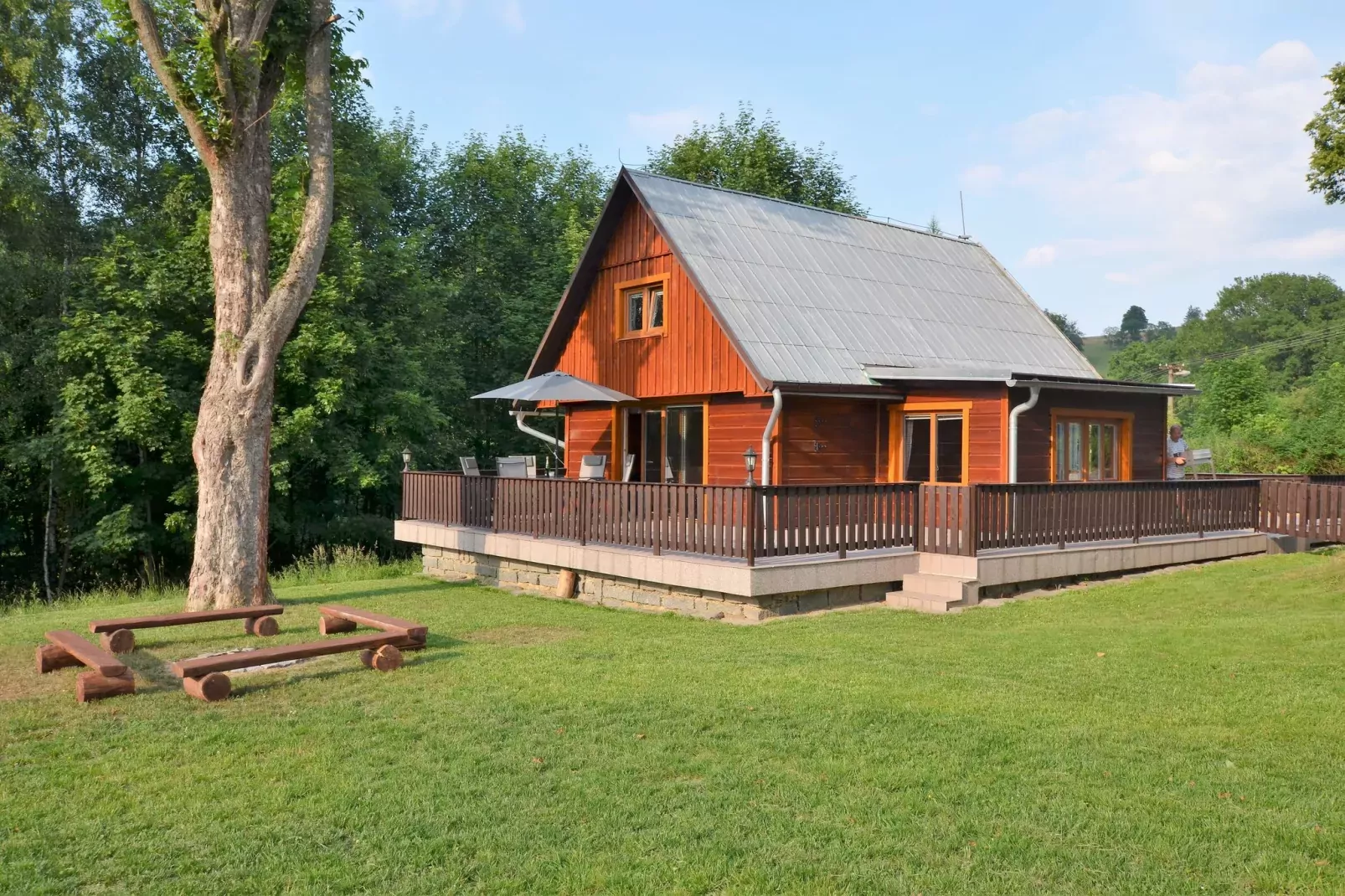 Relax Chalet Kyjov-Buitenkant zomer