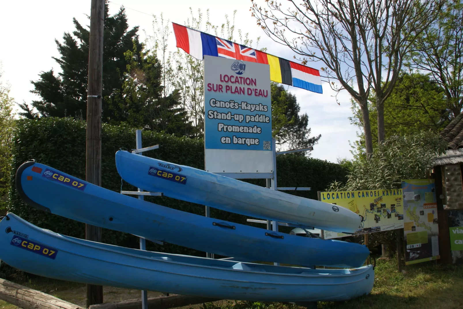 Sampzon Mimosa ou Iris - Gebieden zomer 1km