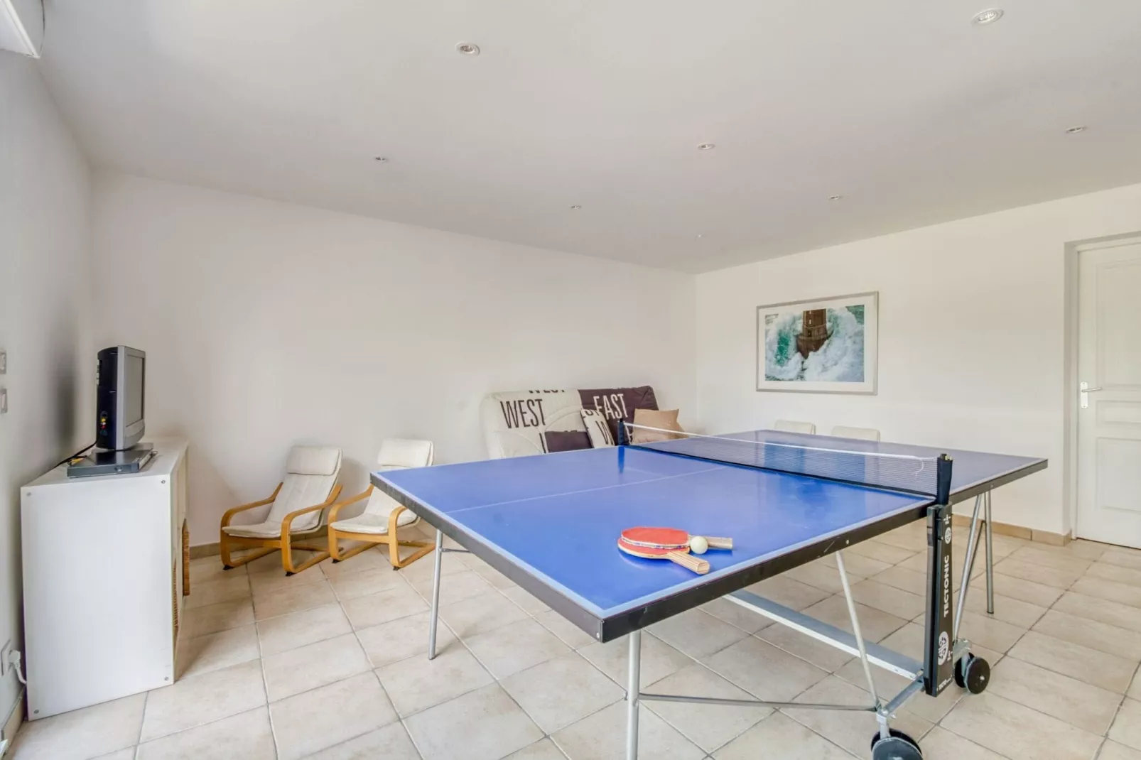 Villa Porthos-Recreatieruimte
