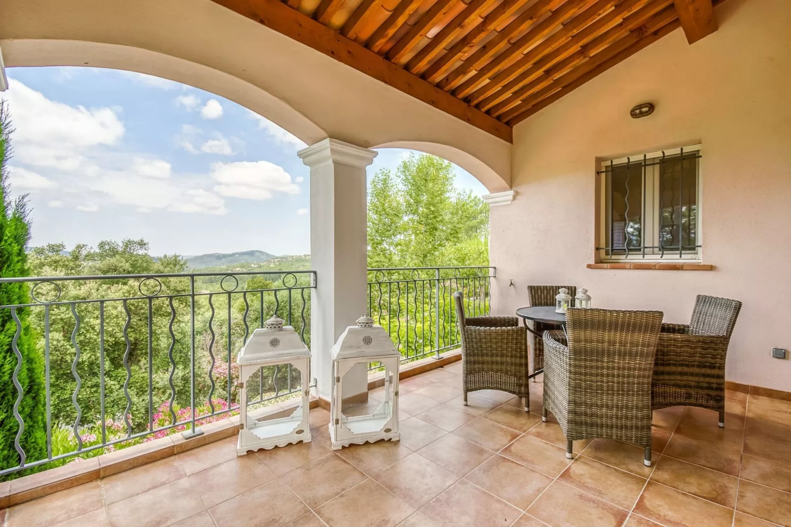 Villa Porthos-Terrasbalkon