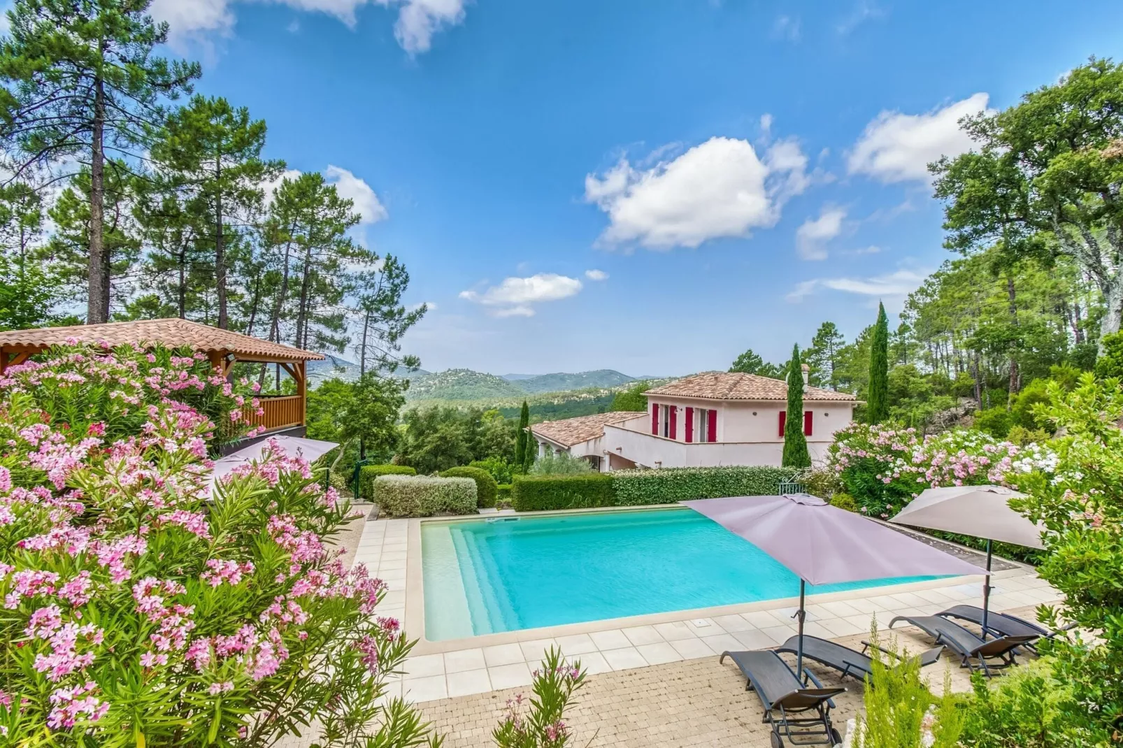 Villa Porthos-Uitzicht zomer