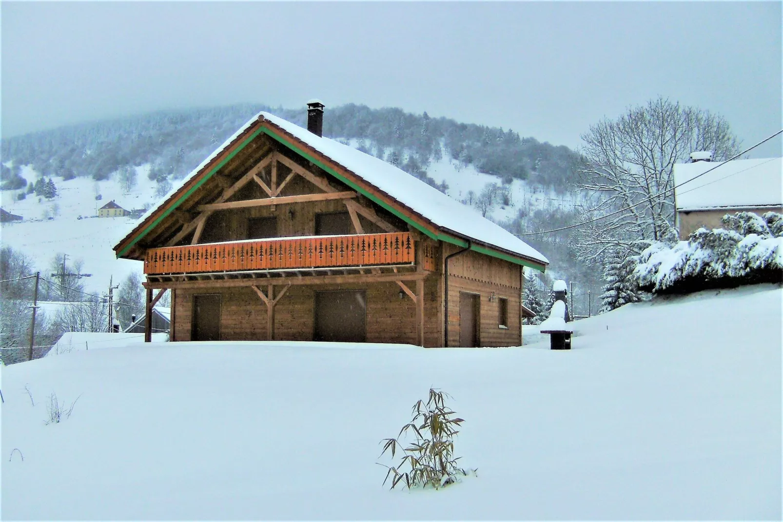 Chalet de montagne-Exterieur winter