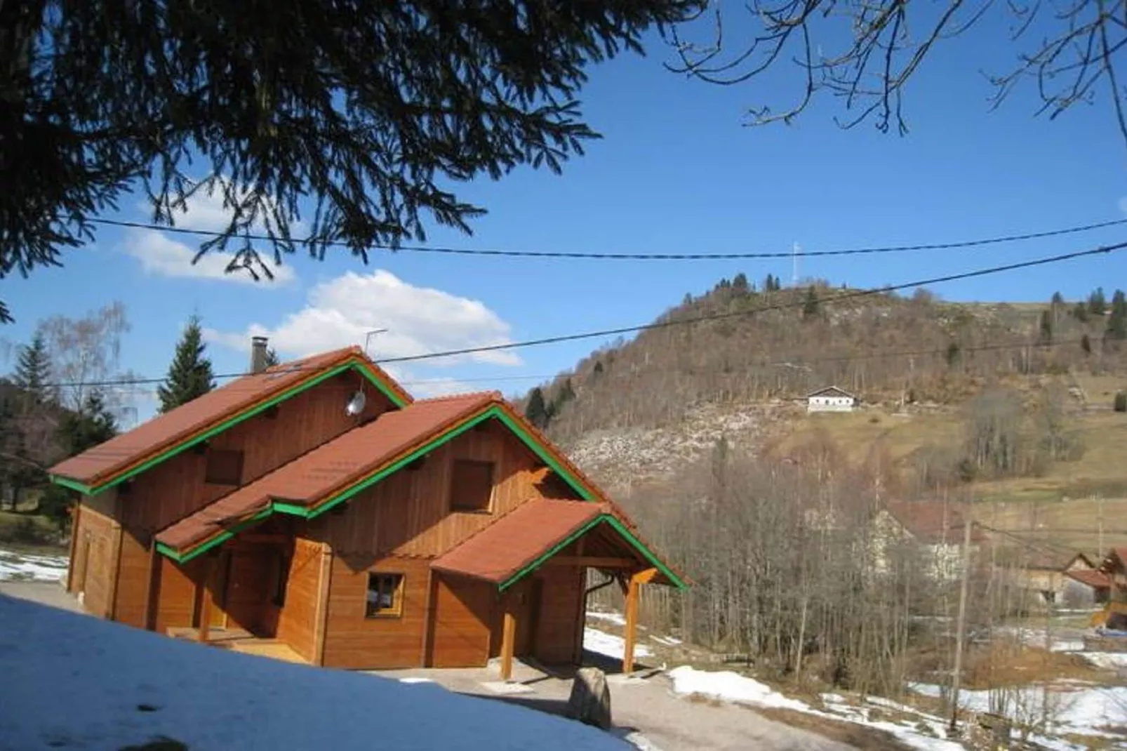 Chalet de montagne-Exterieur winter