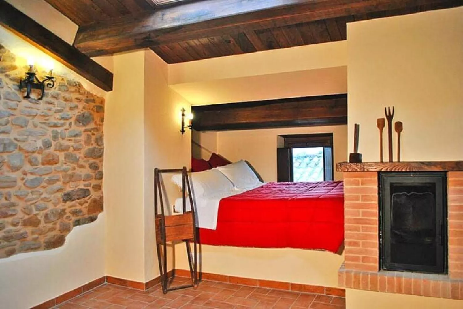 Agri-tourism La Filomena Montefortino-La Quiete - Passero-Slaapkamer