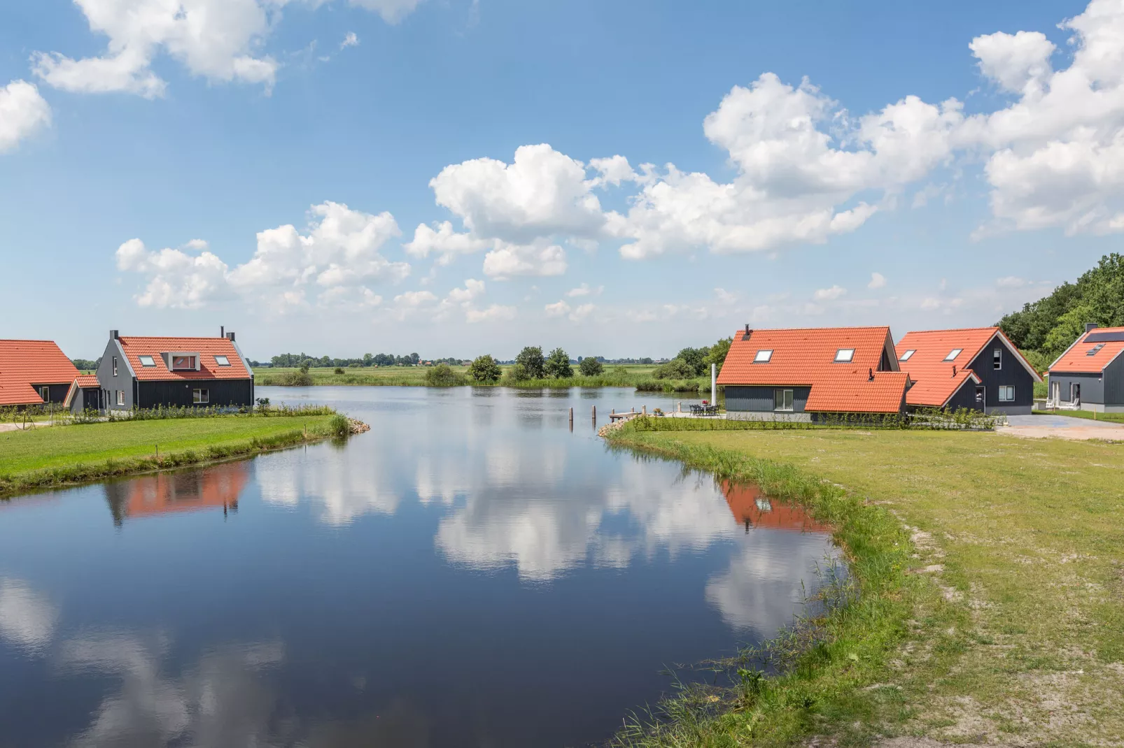 Waterpark Langelille 1-Gebieden zomer 1km