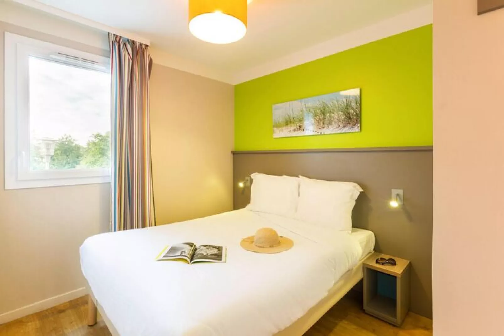 Residence Le Chant des Oiseaux Courseulles-sur-Mer - 24 Standard Apt 4 p - 1 bedroom-Slaapkamer