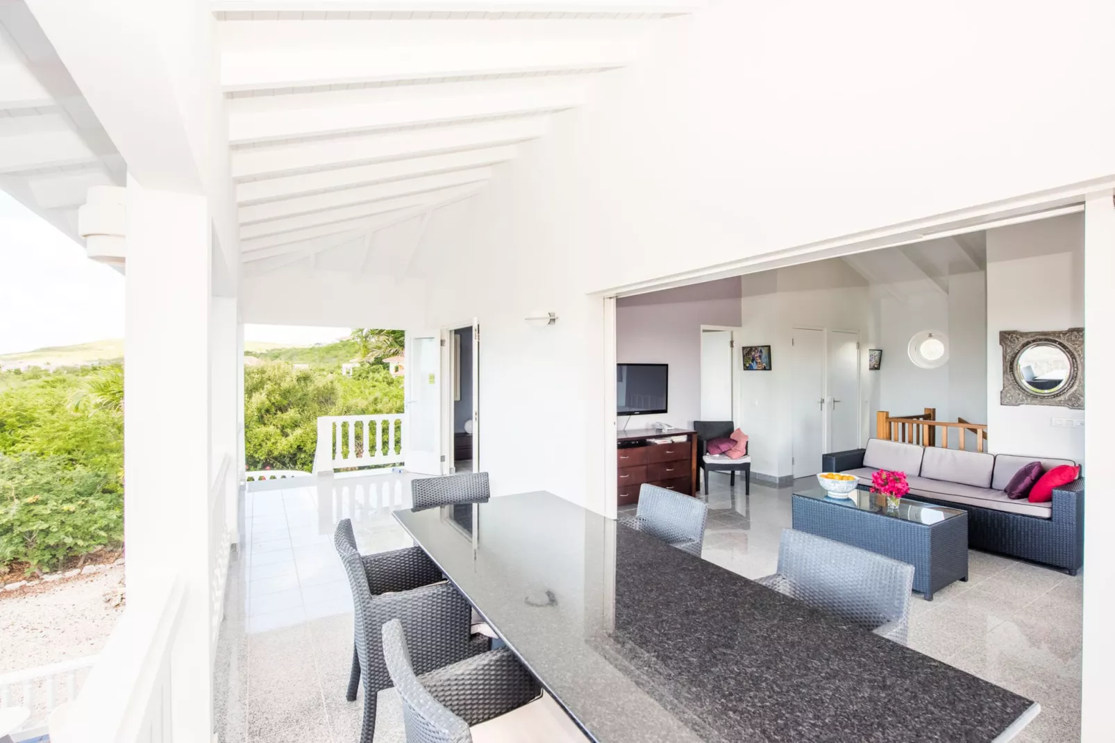 Caribbean Sea Coral Estate 6 pers-Terrasbalkon