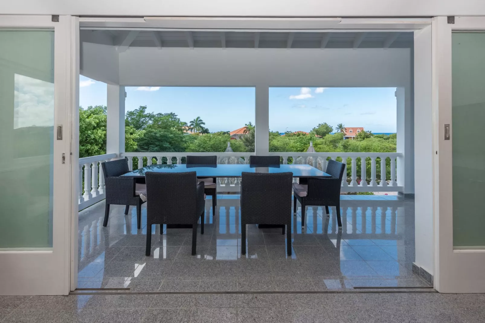 Caribbean Sea Coral Estate 6 pers-Terrasbalkon