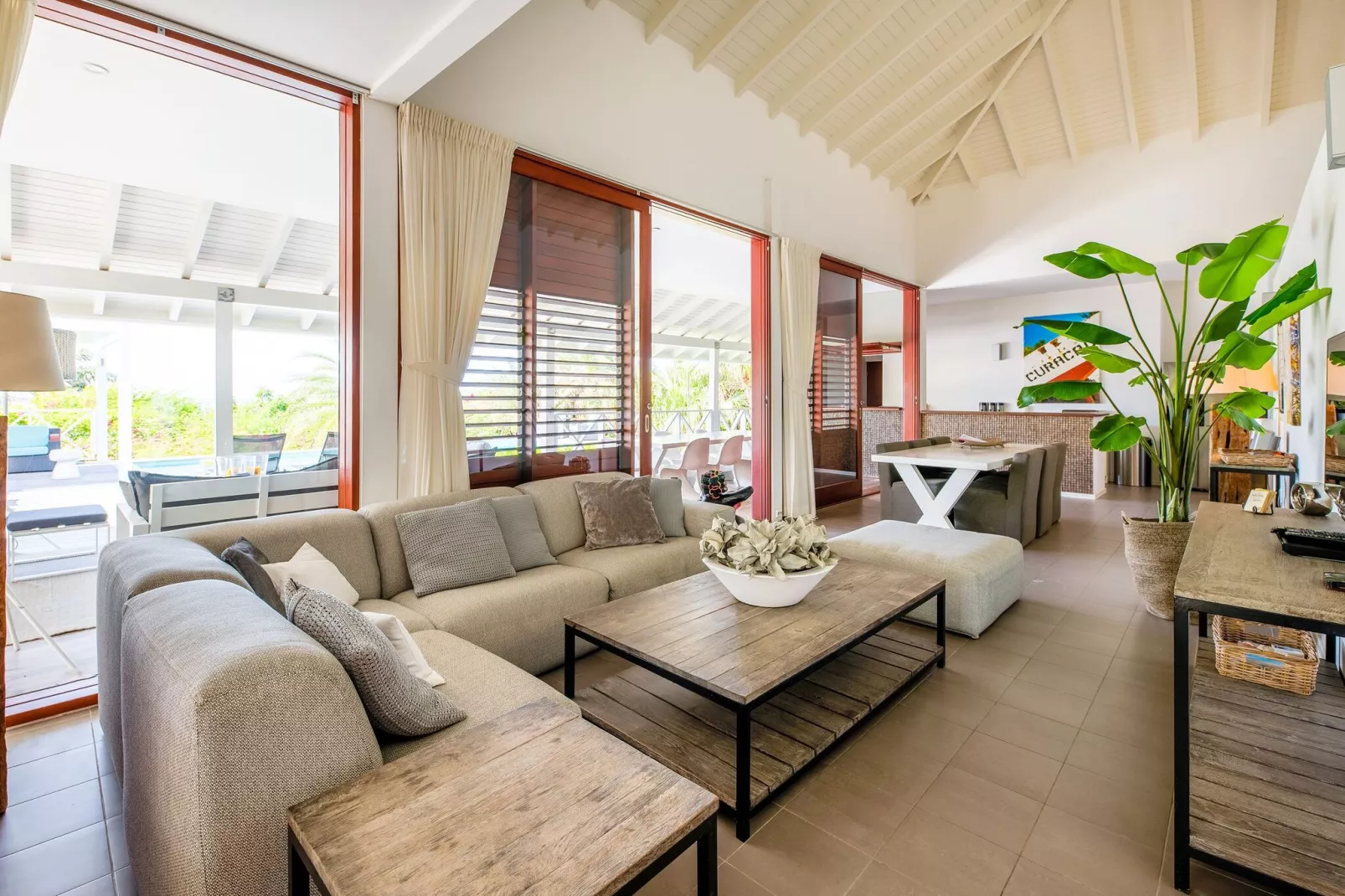 Villa Kas Krioyo Boca Gentil-Woonkamer