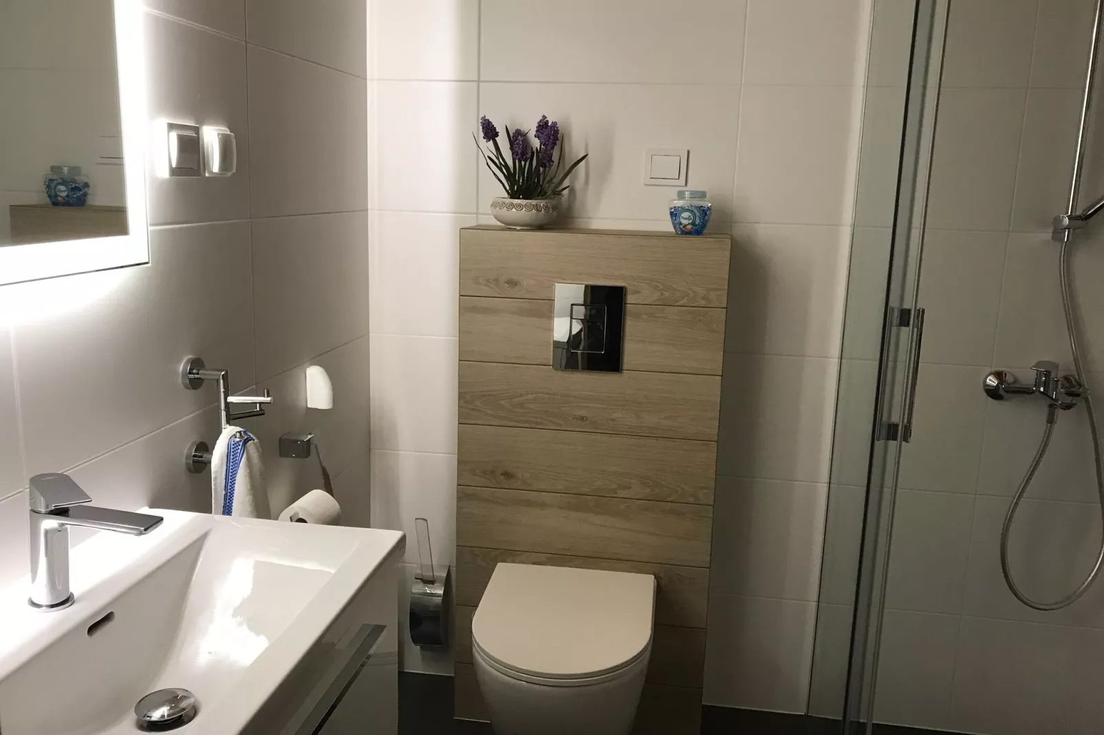 Holiday home in Bielawki-Badkamer