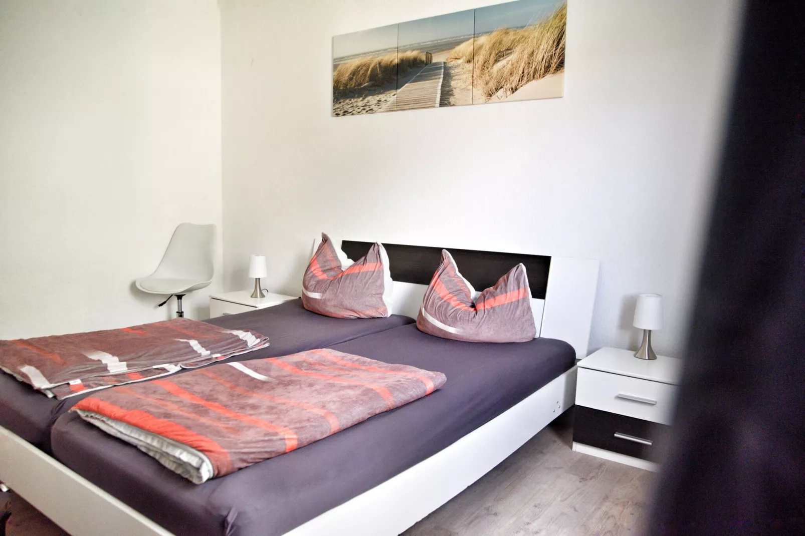 Ferienhaus mit Kamin-Slaapkamer