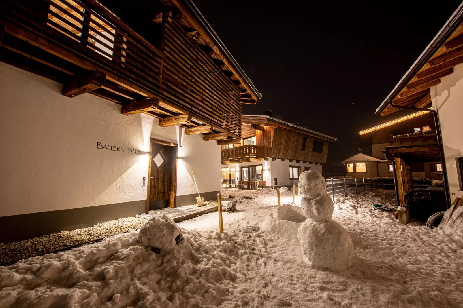 Feriendorf Das Dorf - Bauernhaus-Exterieur winter