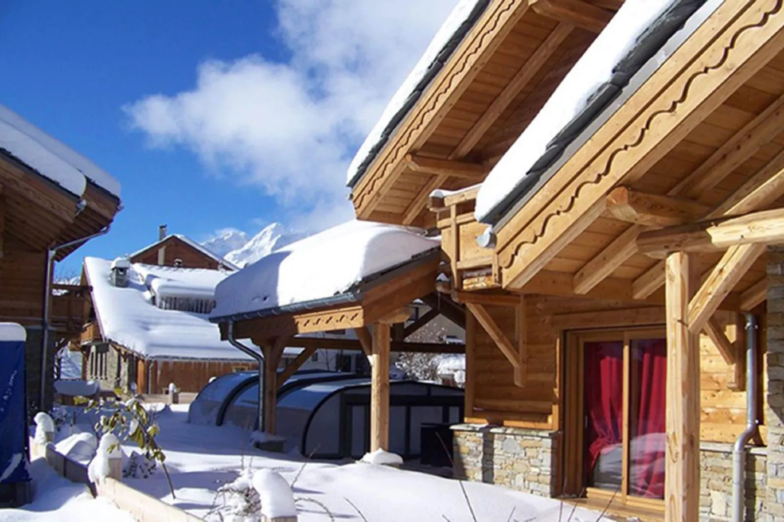 Chalet Le Loup Lodge-Tuin winter