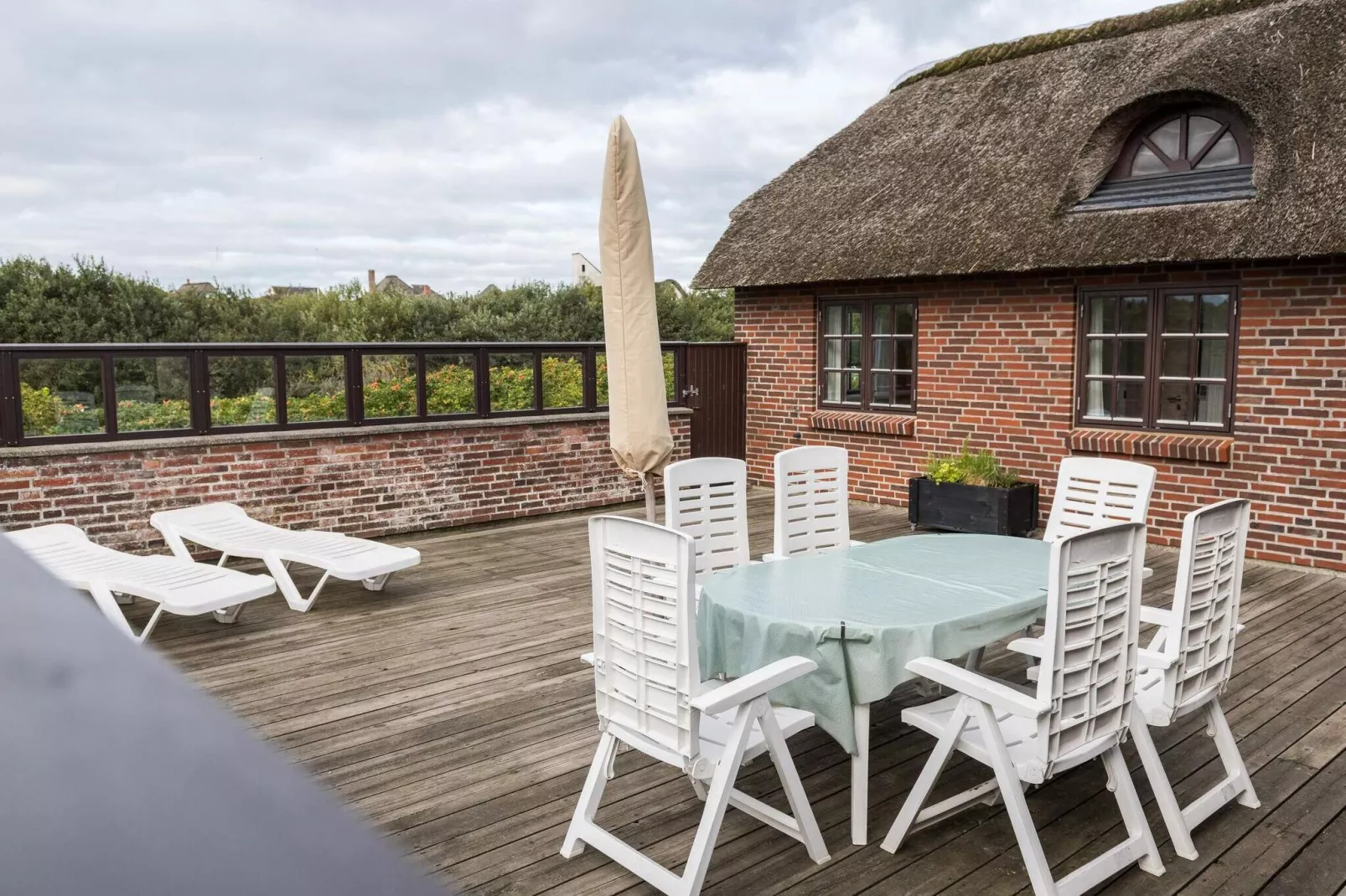 Afgelegen strandhuis op Fano-By Traum-Buitenlucht