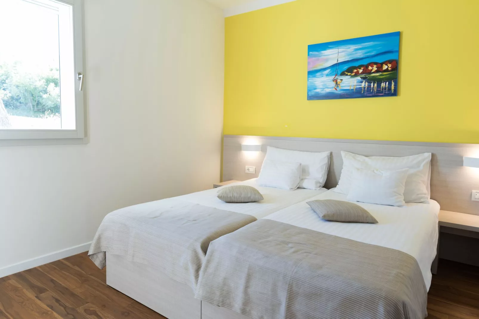 Residence Premium Crvena Luka Family Apartment 88 qm Park view-Slaapkamer