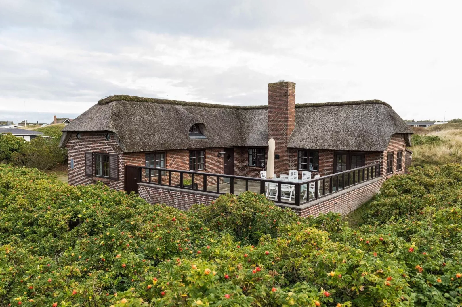 Afgelegen strandhuis op Fano-By Traum-Buitenlucht