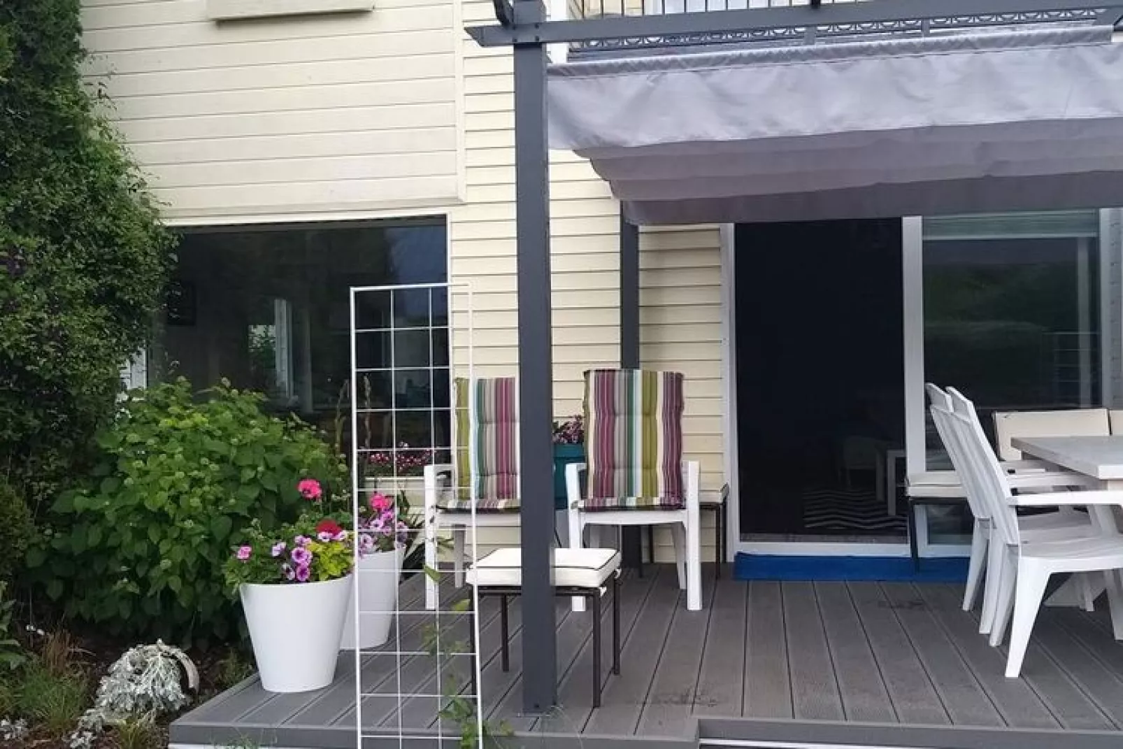 Holiday home Seahorse Rowy-Terrasbalkon